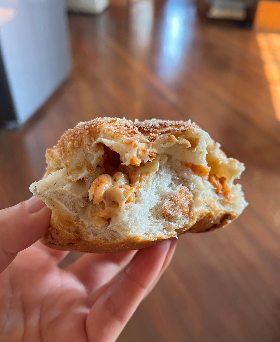 芝士新奥尔良鸡肉软欧包