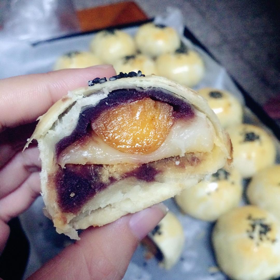 ㊙️网红麻薯肉松蛋黄酥🔥，好吃到爆‼️