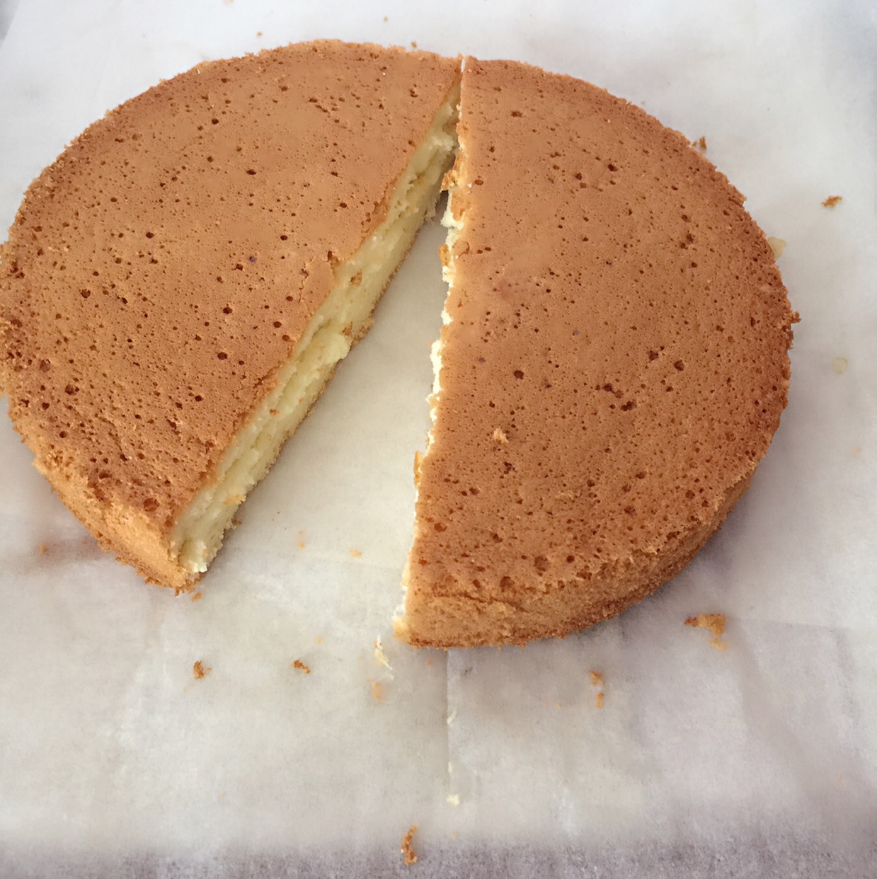 6寸戚风蛋糕（2蛋）