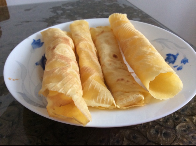 平底锅脆皮蛋卷