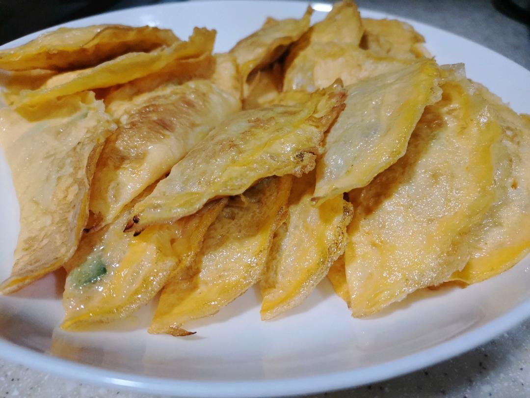 过年必备菜…蛋饺…