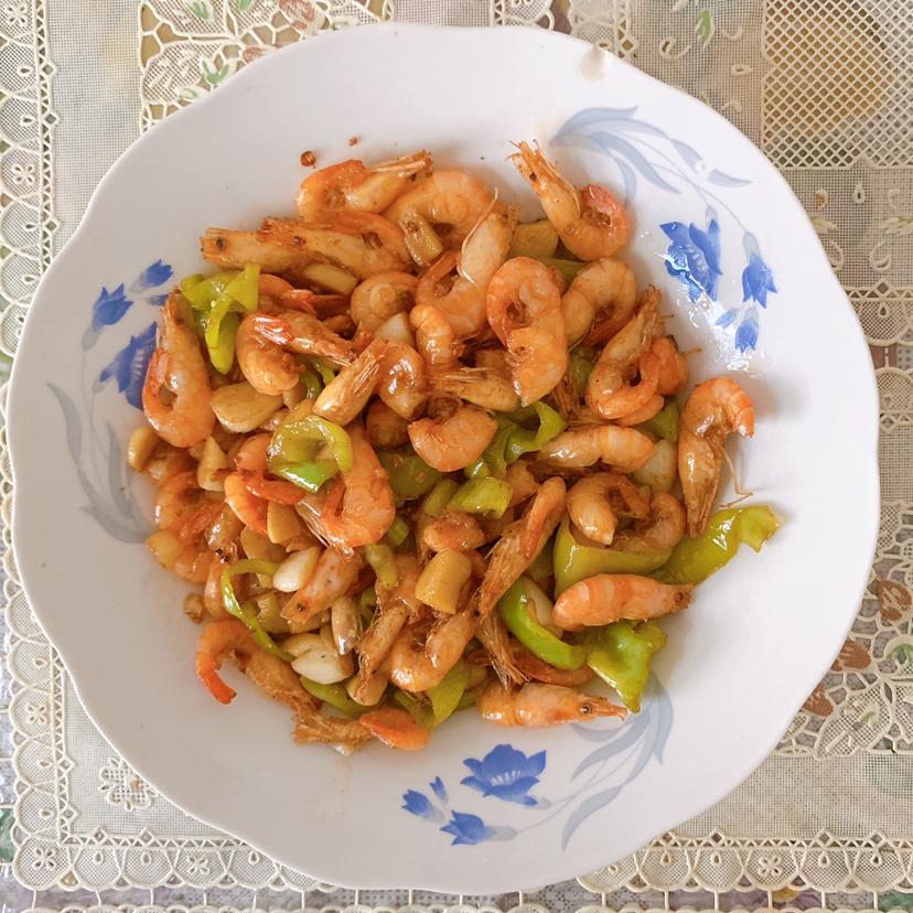 清炒河虾的做法