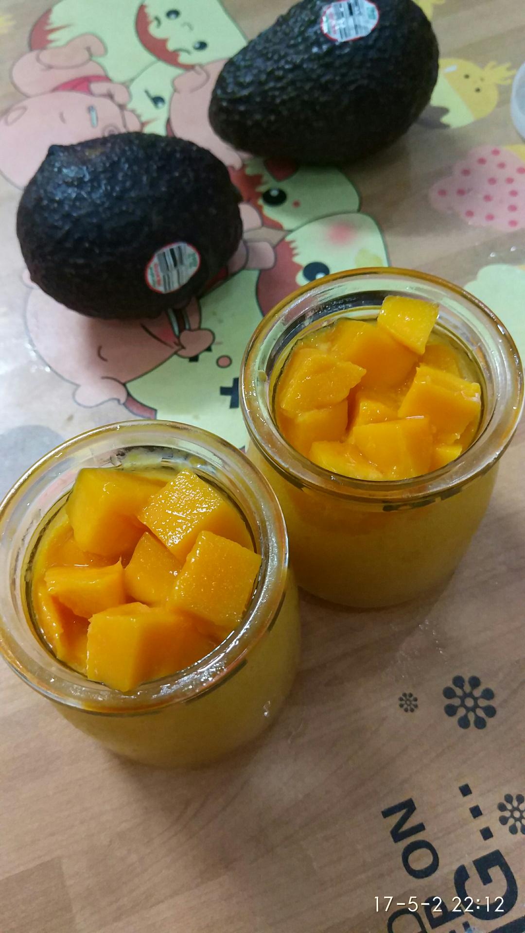 芒果布丁的做法