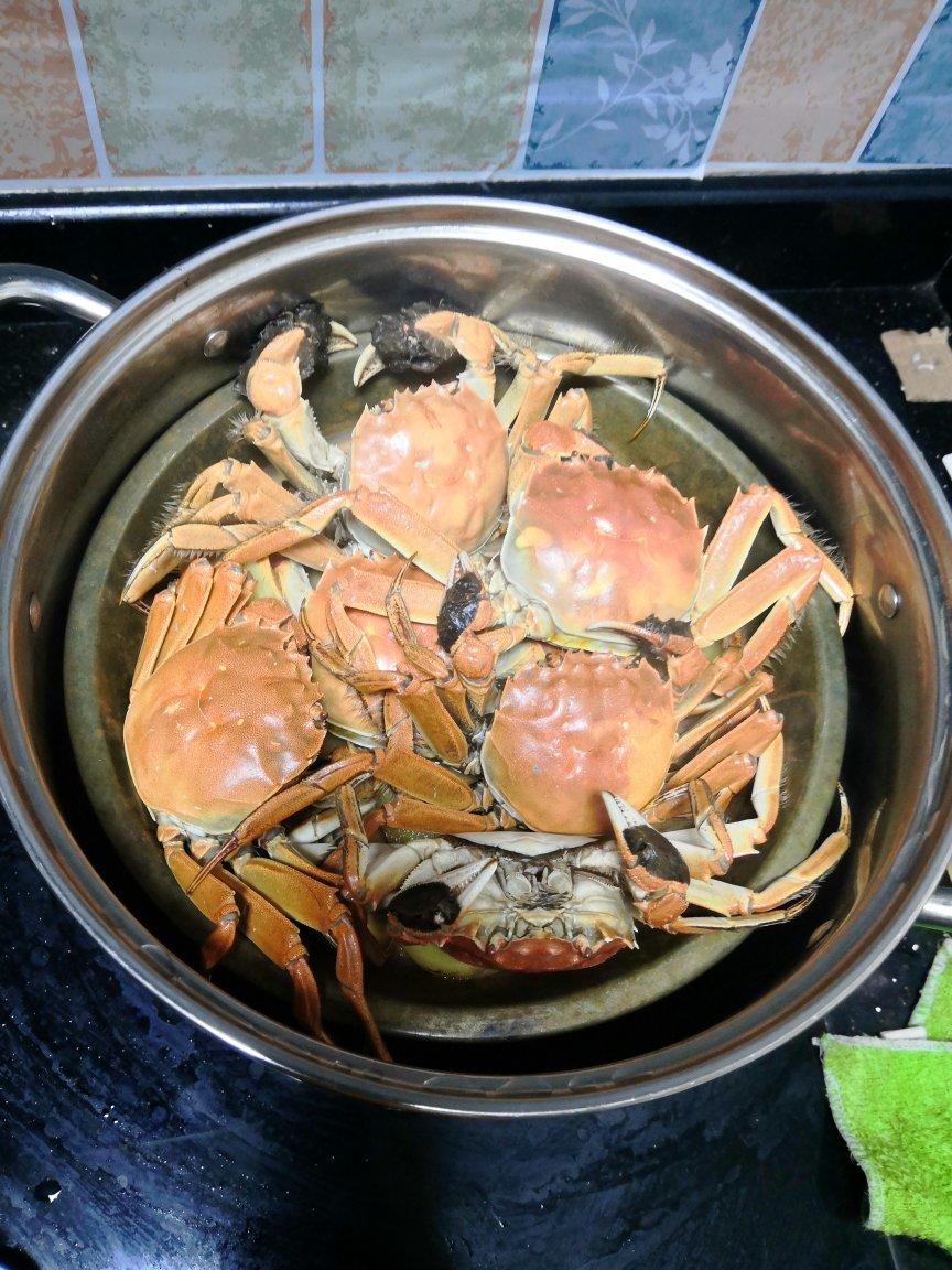 清蒸大闸蟹
