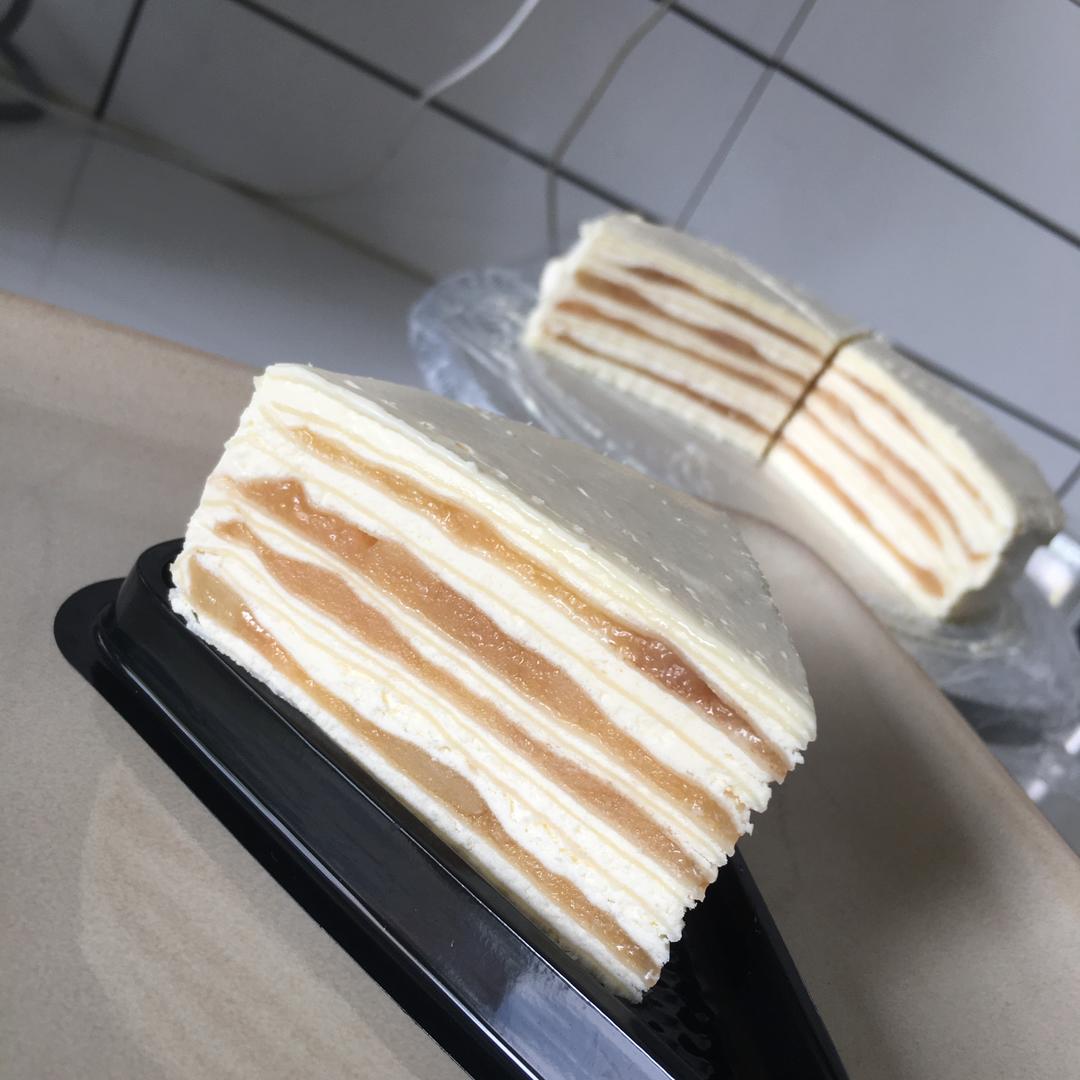 蜜桃千层 (附熬蜜桃酱 千层皮 )的做法