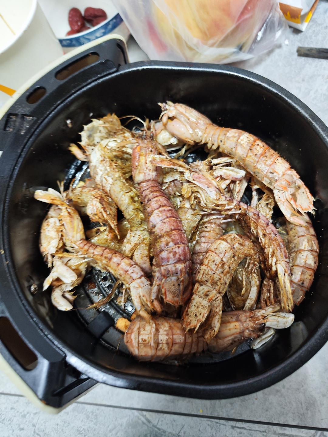 椒盐皮皮虾（空气炸锅）