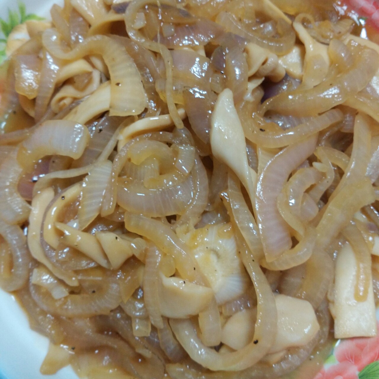 洋葱遇到杏鲍菇