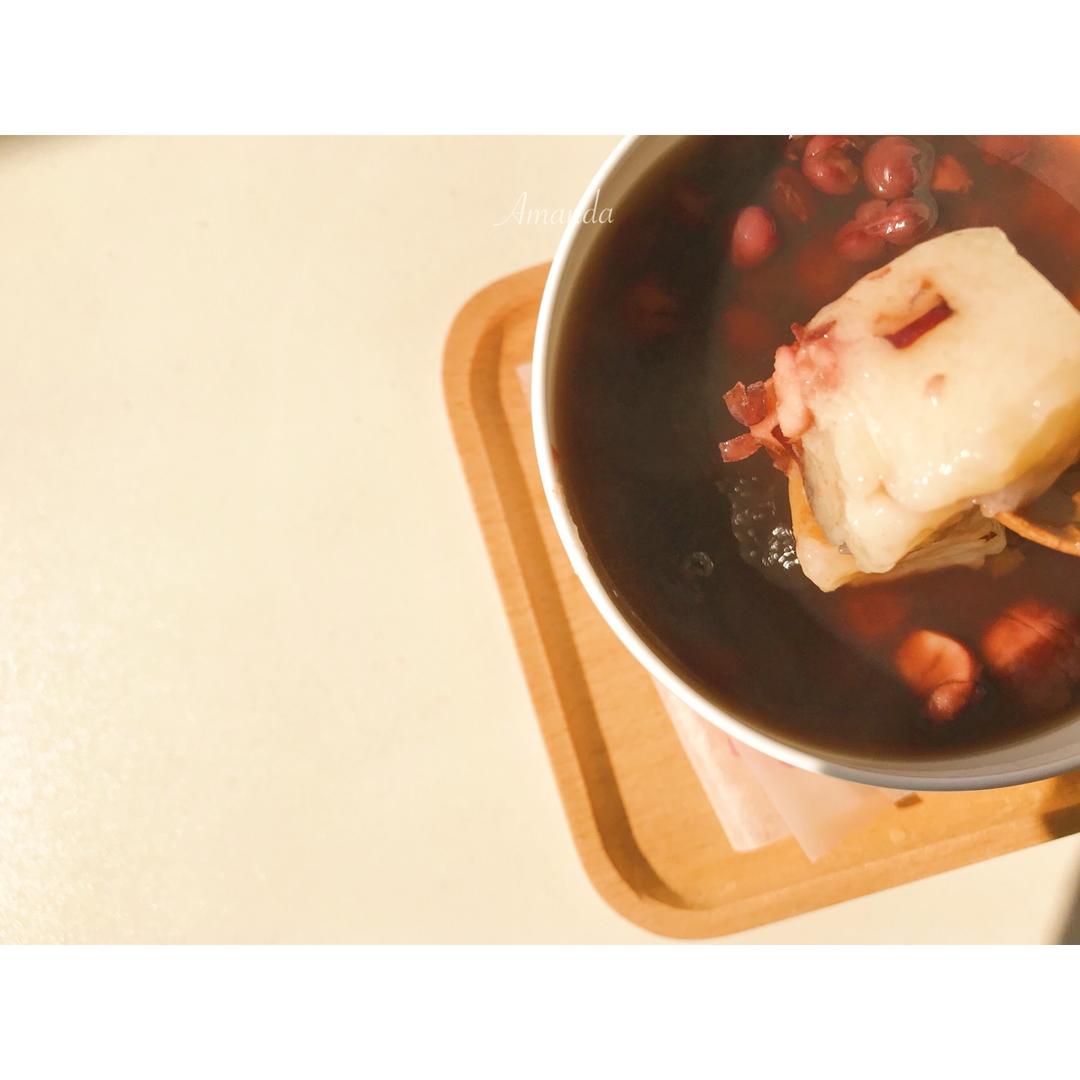 日式麻糬红豆汤