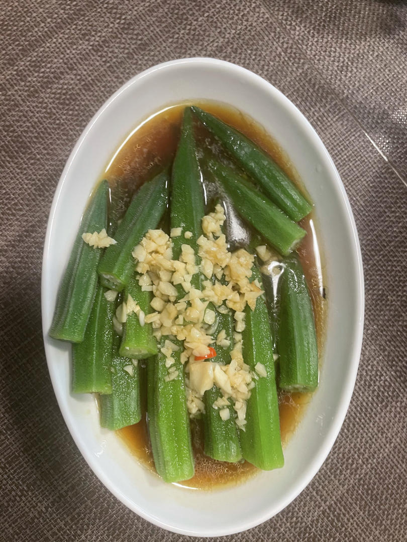 蒜蓉秋葵