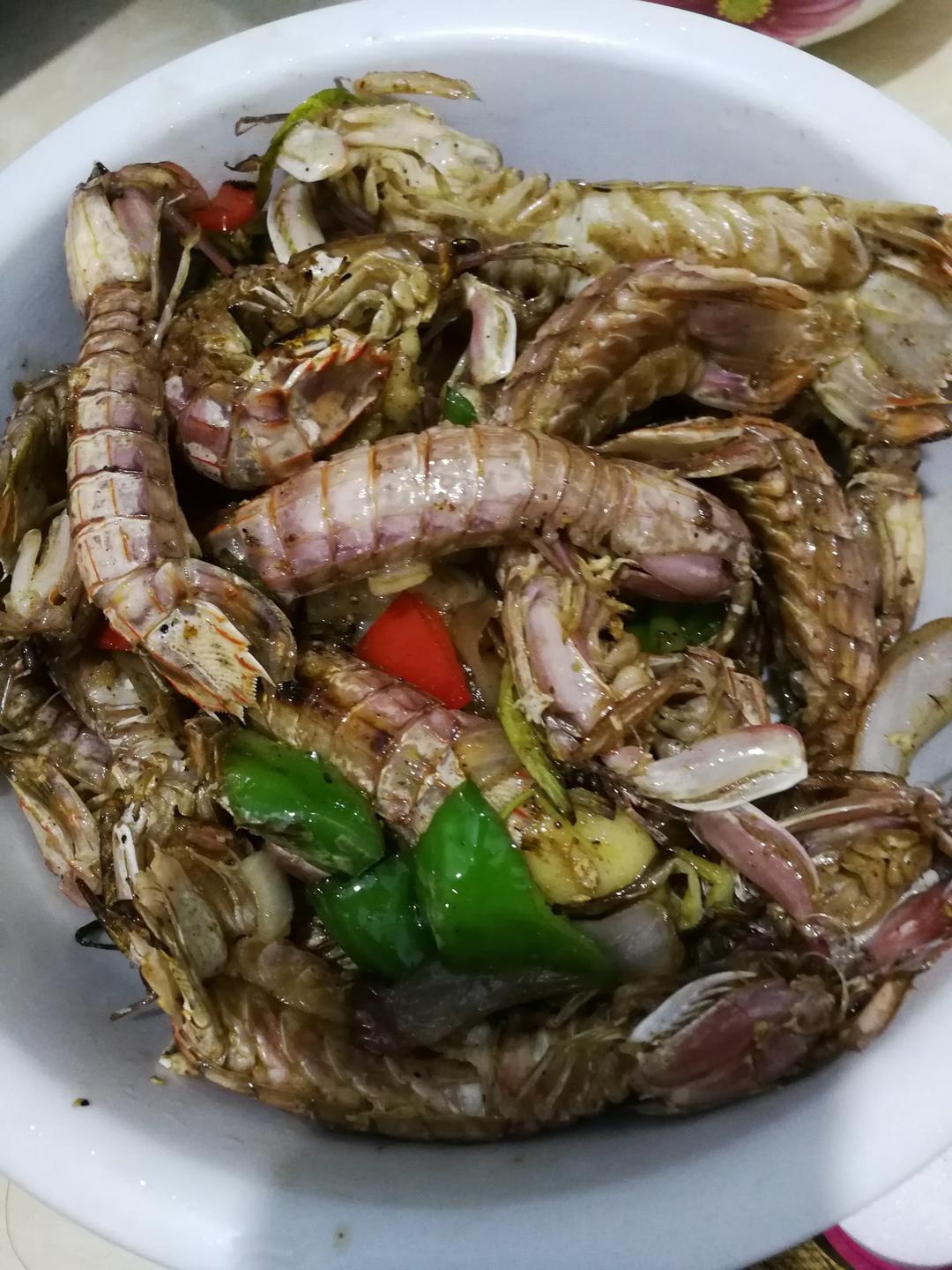 椒盐皮皮虾