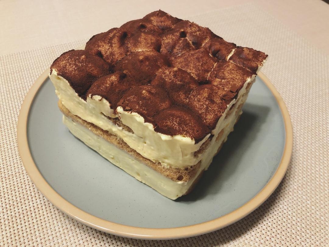 提拉米苏（熟蛋,无吉利丁）+自制马斯卡彭