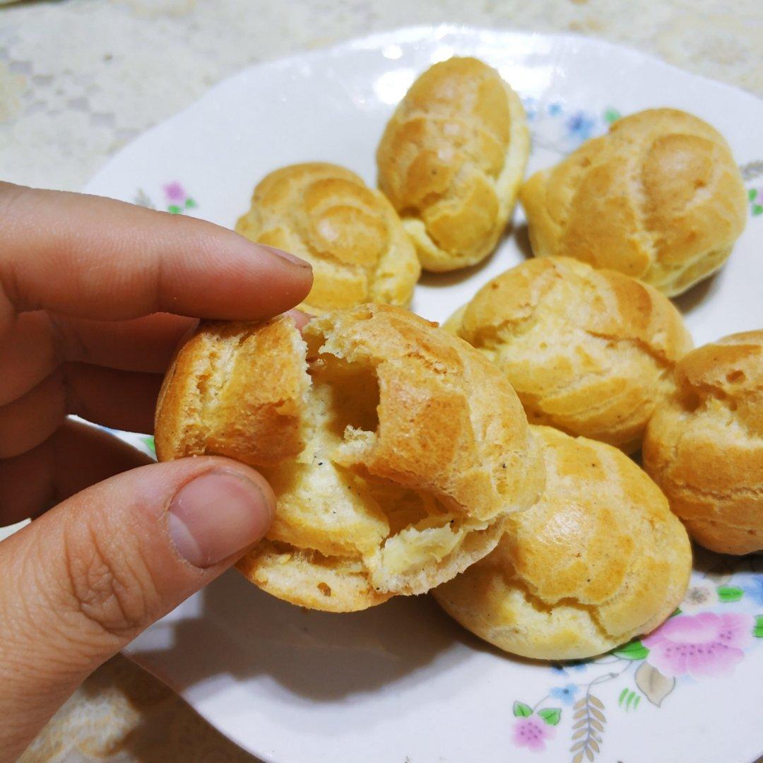 简单易成功的奶油小泡芙做法