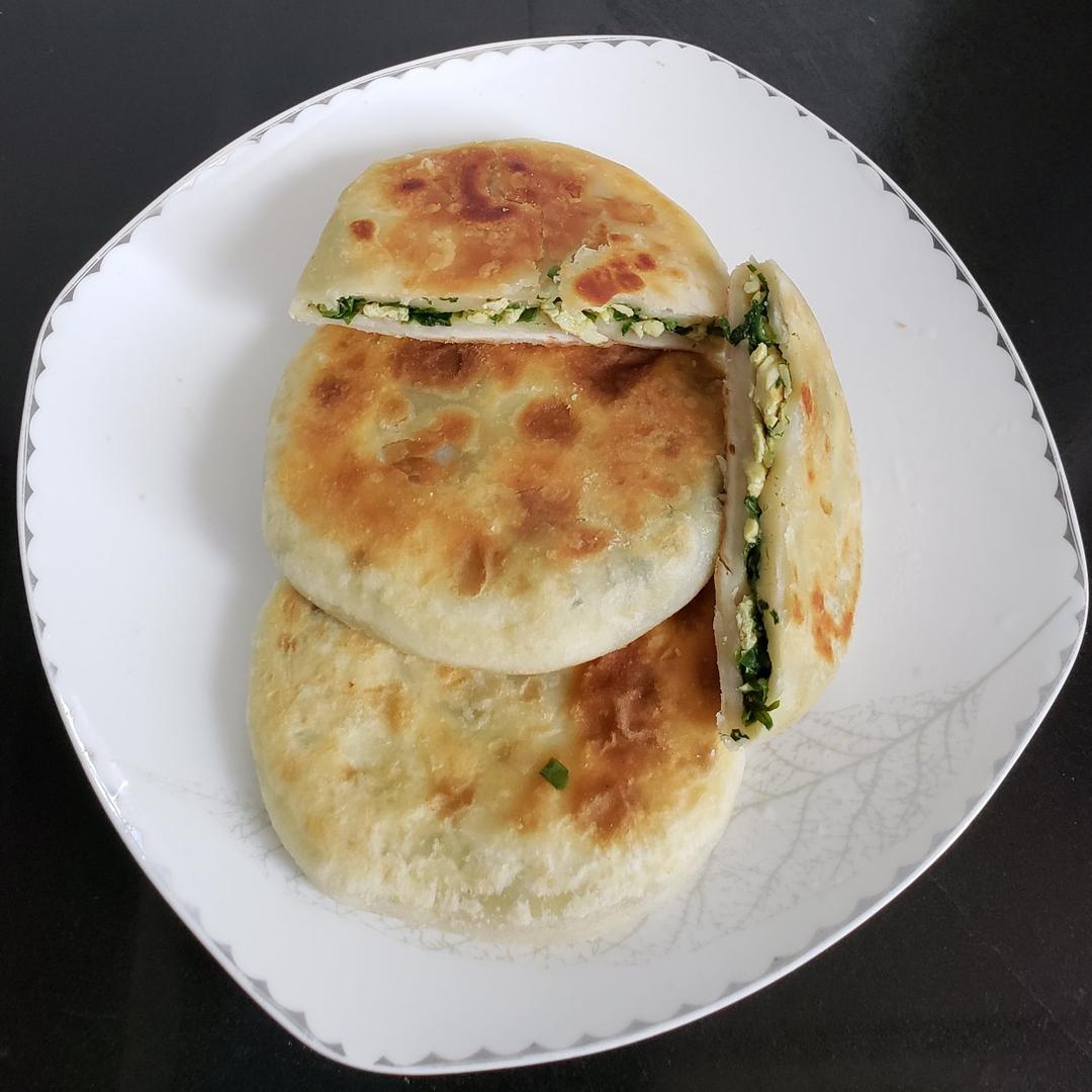 lh香瓜子做的韭菜饼
