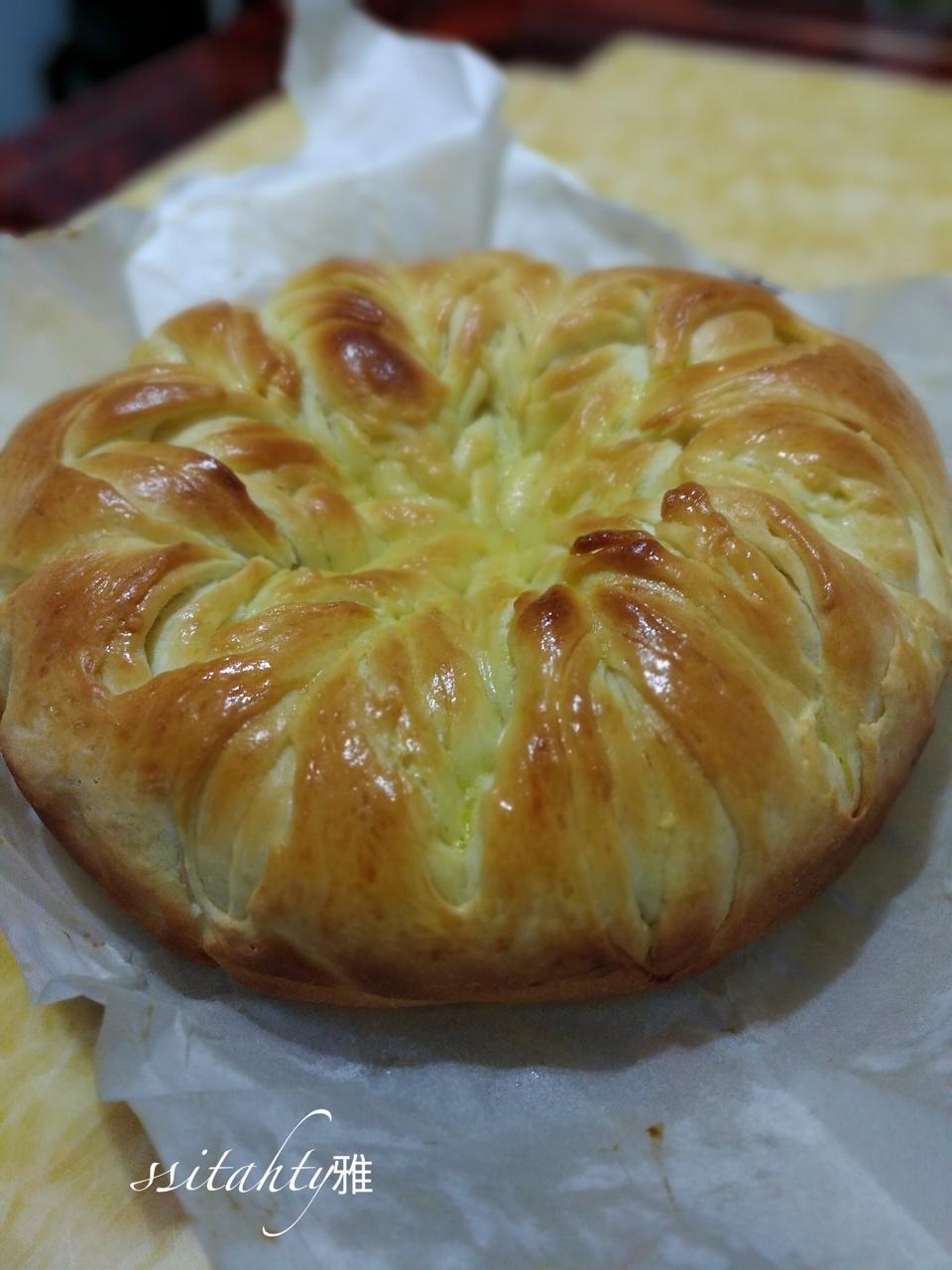 手撕千层花朵面包