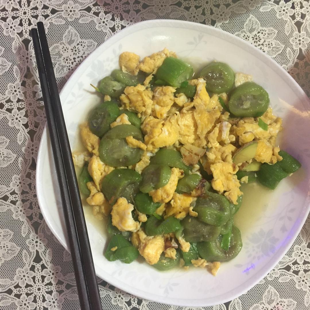 丝瓜炒蛋