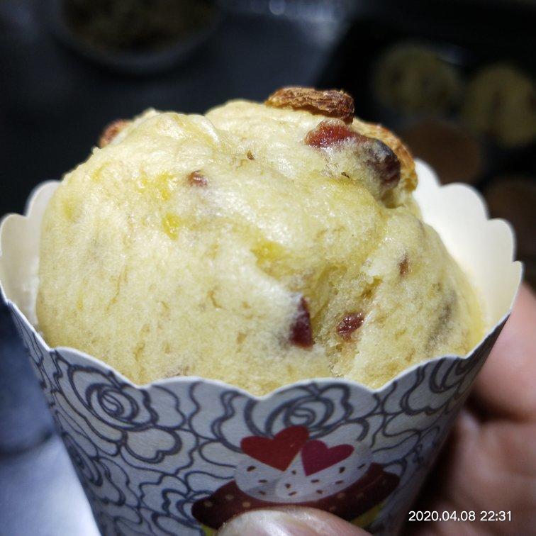 儿童早餐—香蕉蔓越莓玛芬蛋糕