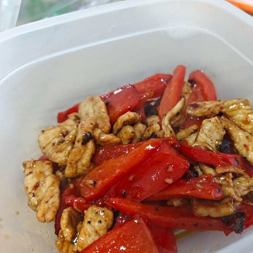 红椒肉丝（甜椒肉丝）