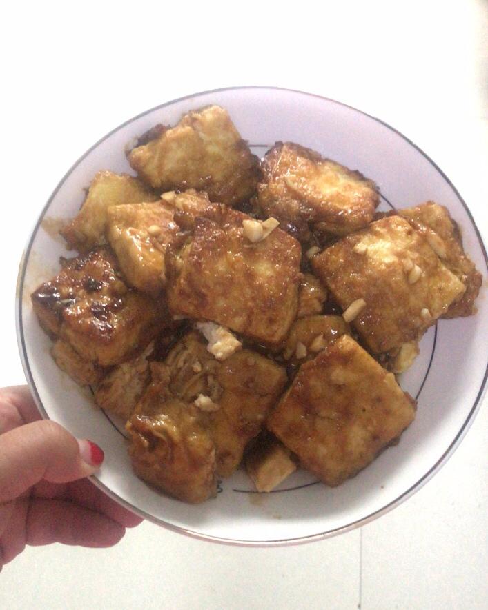 无敌好吃的香煎豆腐