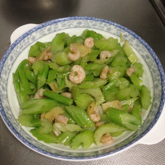 芹菜炒虾仁