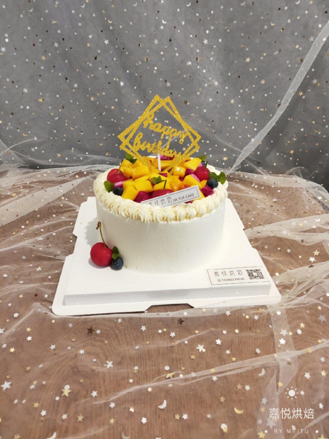 大妈家的水果奶油蛋糕