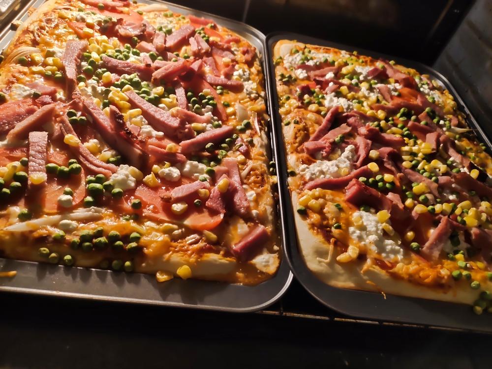 熊熊白白-茅屋芝士披萨（Cottage Cheese Pizza） 配 奶油蘑菇浓汤的做法