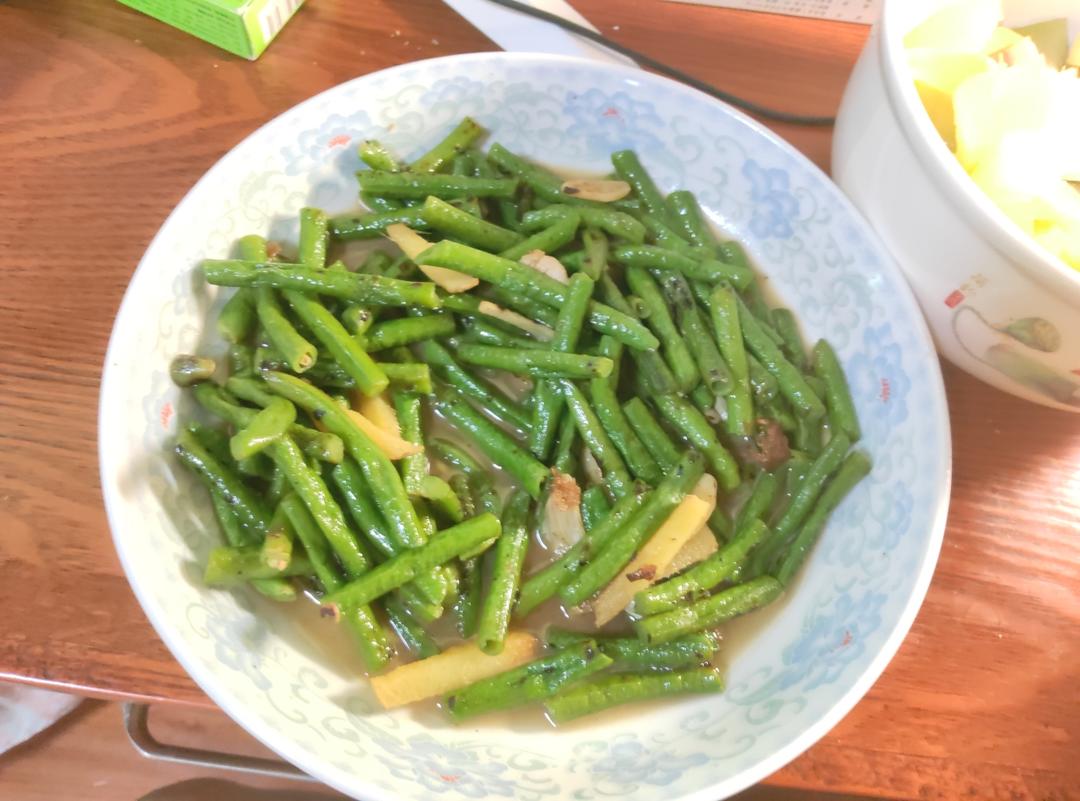 清炒长豇豆
