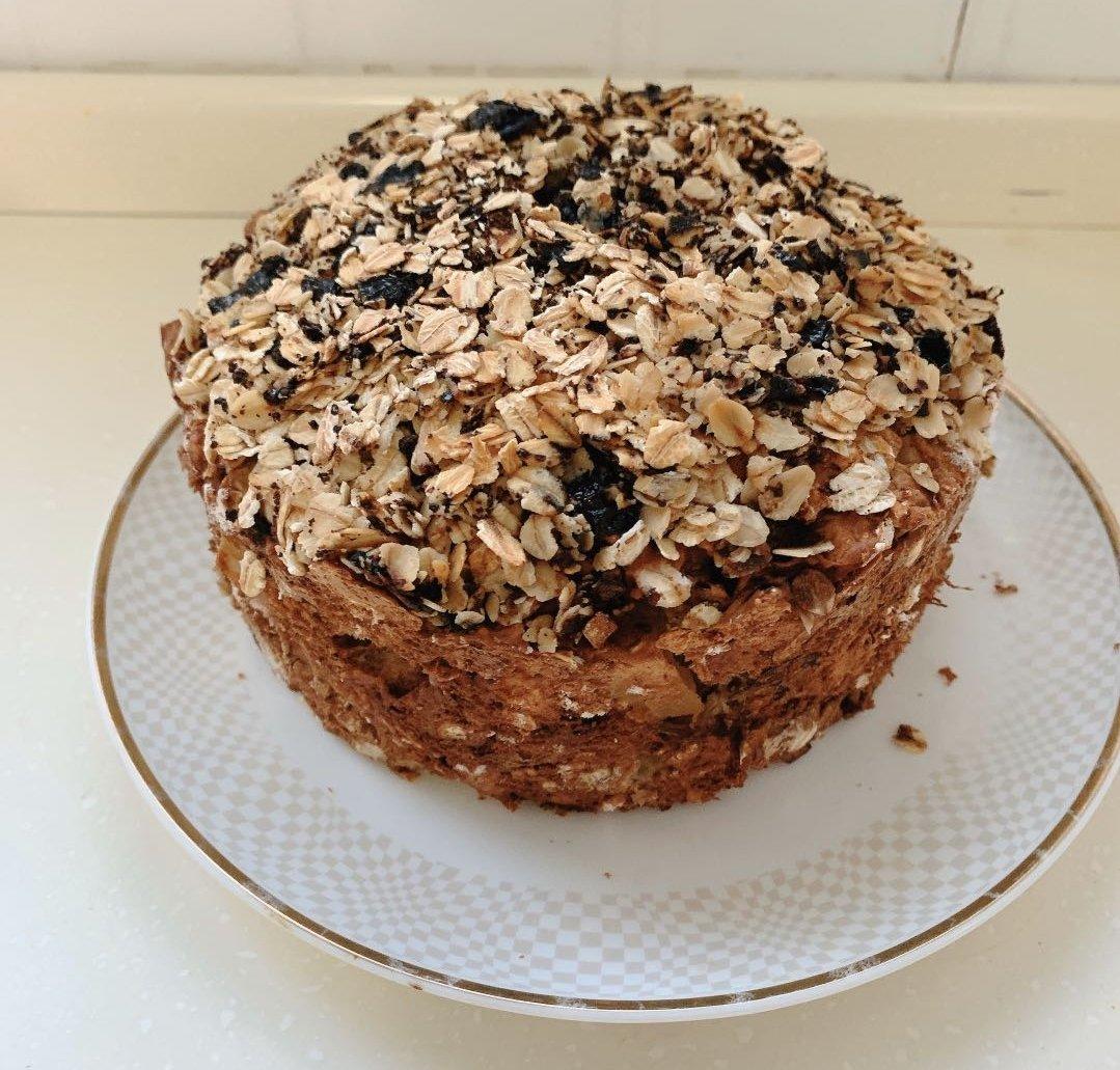 暖香燕麦苹果快手面包丨健康·烘焙