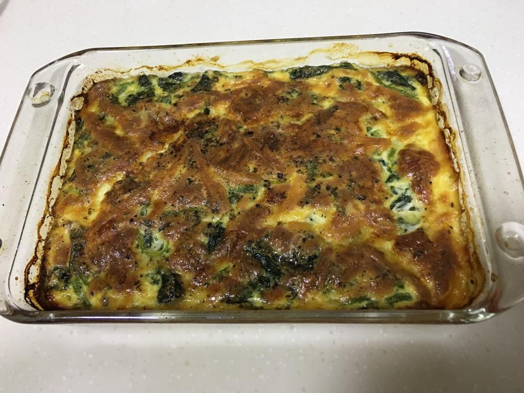 【北鼎烤箱食谱】Crustless Quiche 无派皮版法式咸派