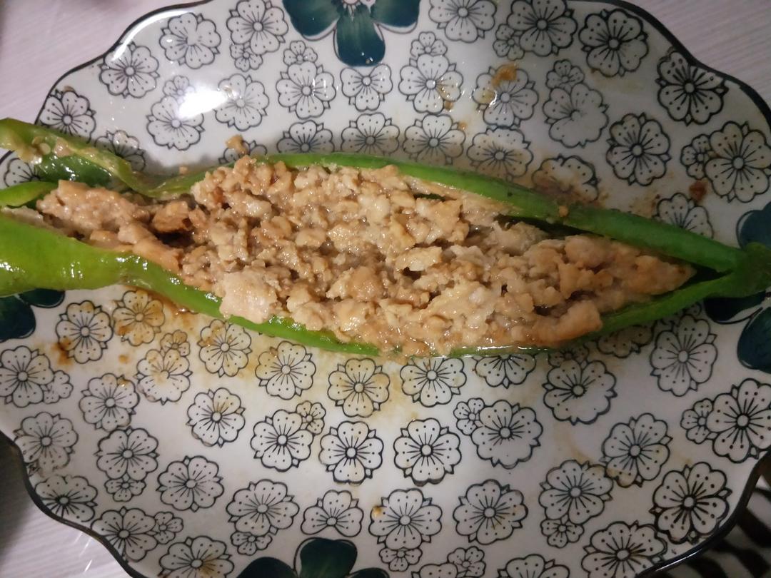 下饭菜肴--青椒酿肉