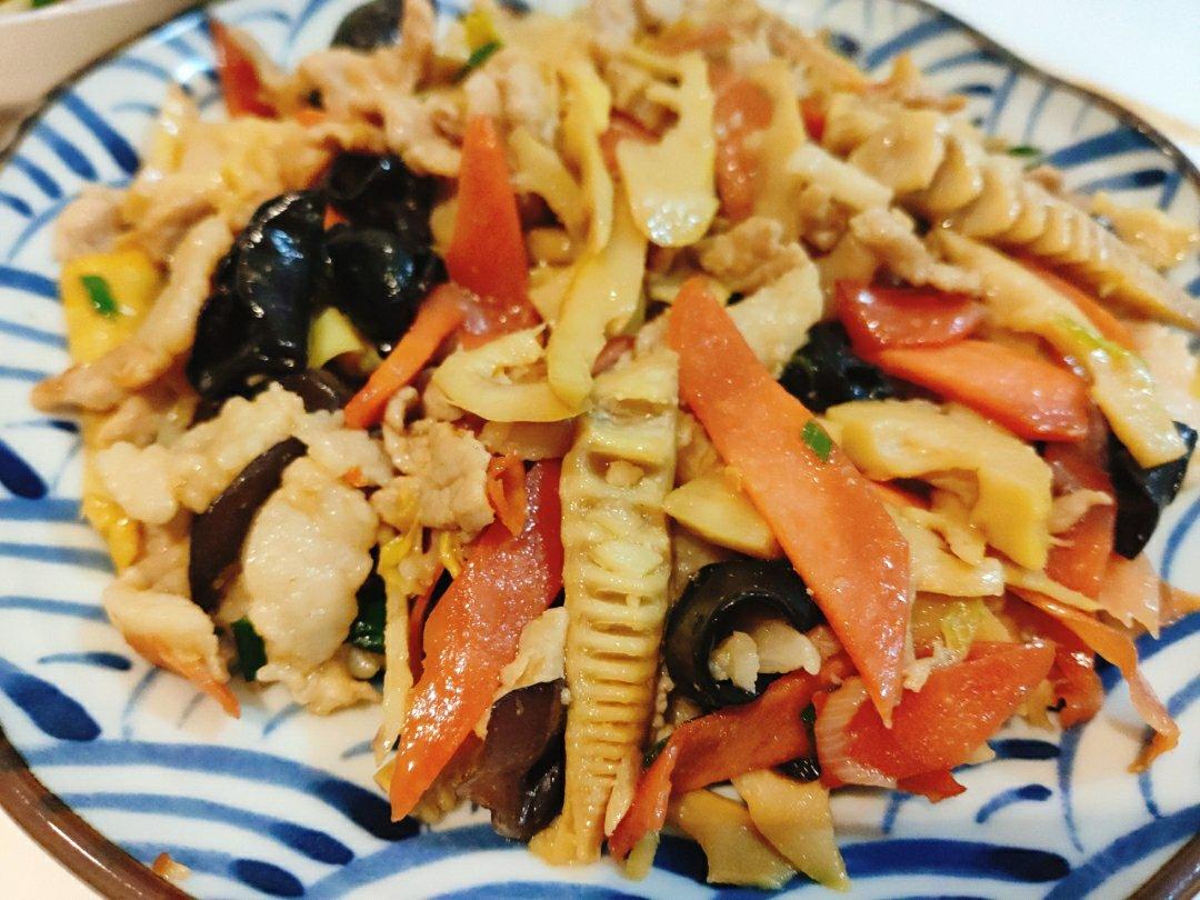 木耳笋片炒肉