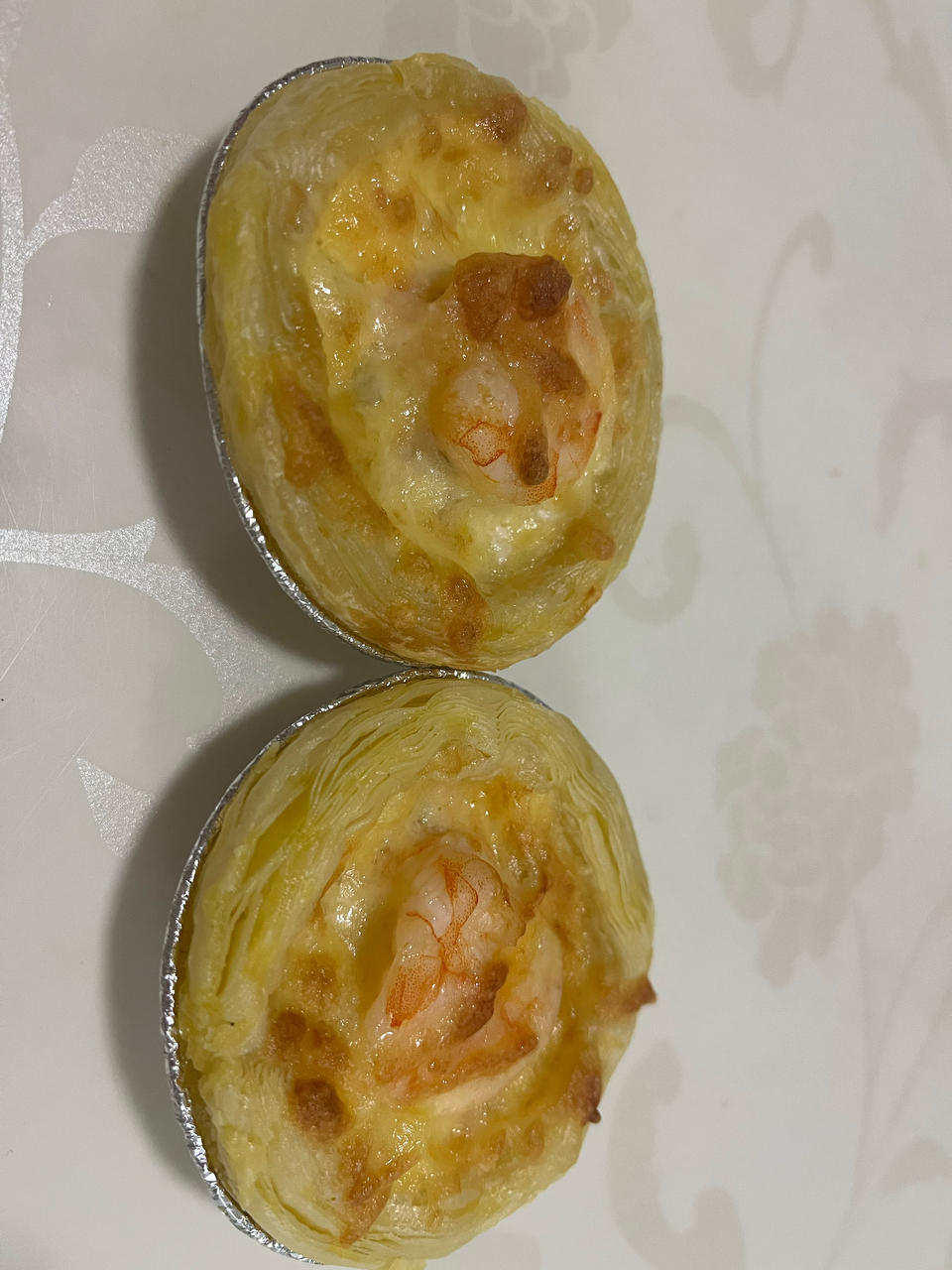 简易早餐一一虾塔