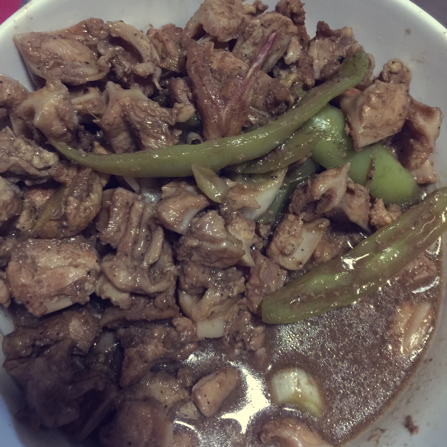 尖椒脆骨酱香菇