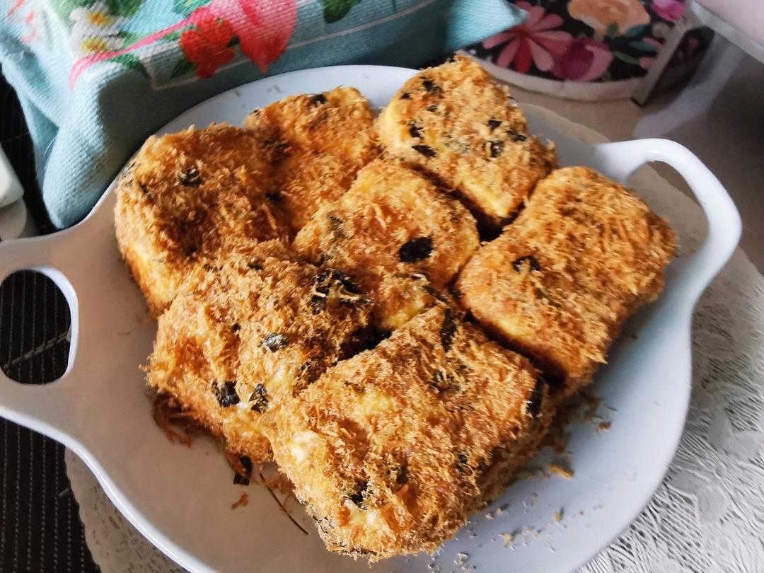 朋友都说比鲍师傅好吃的海苔肉松小贝