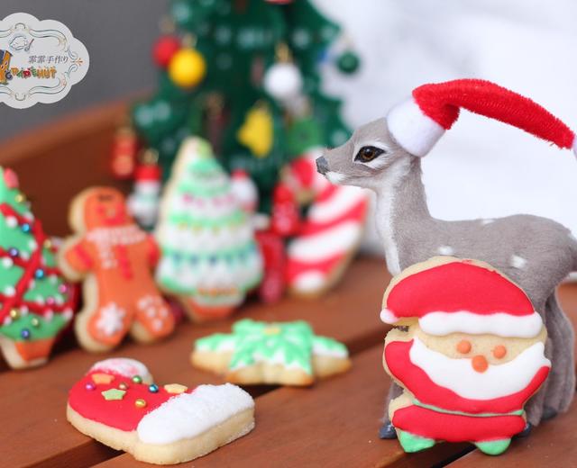圣诞节饼干（玻璃糖饼干&糖霜饼干）的做法