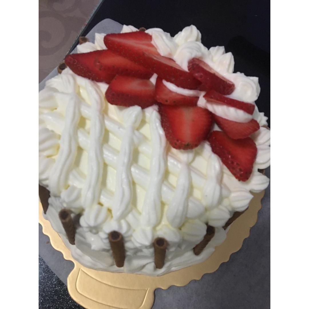 生日蛋糕裱花制作