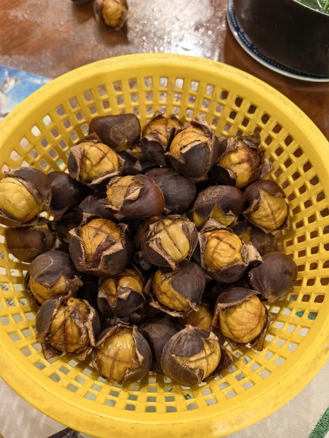 空气炸锅烤板栗