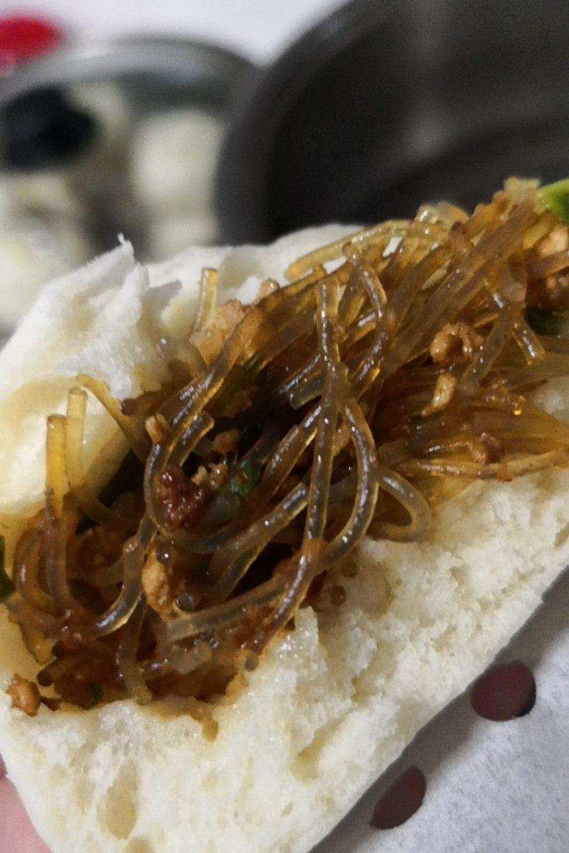 皮薄馅儿大的粉丝肉末包子（馅料做法）