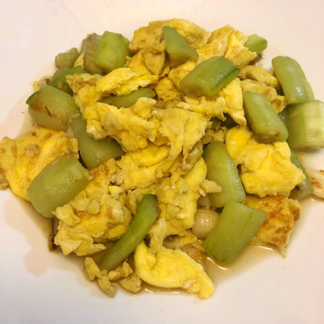 丝瓜炒蛋