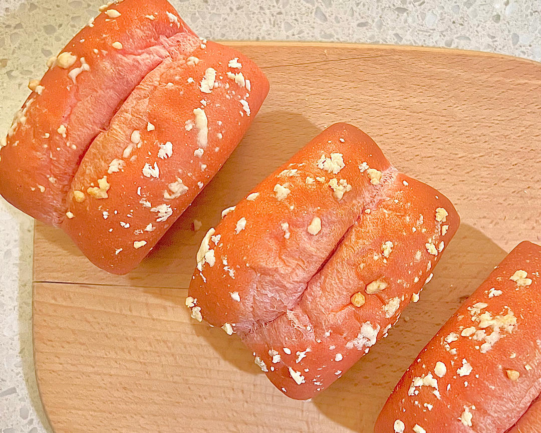 紫薯三色蘑菇头mini吐司