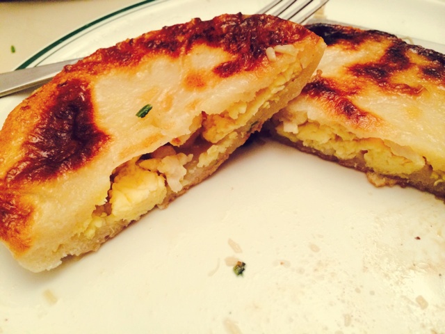 韭菜鸡蛋馅饼