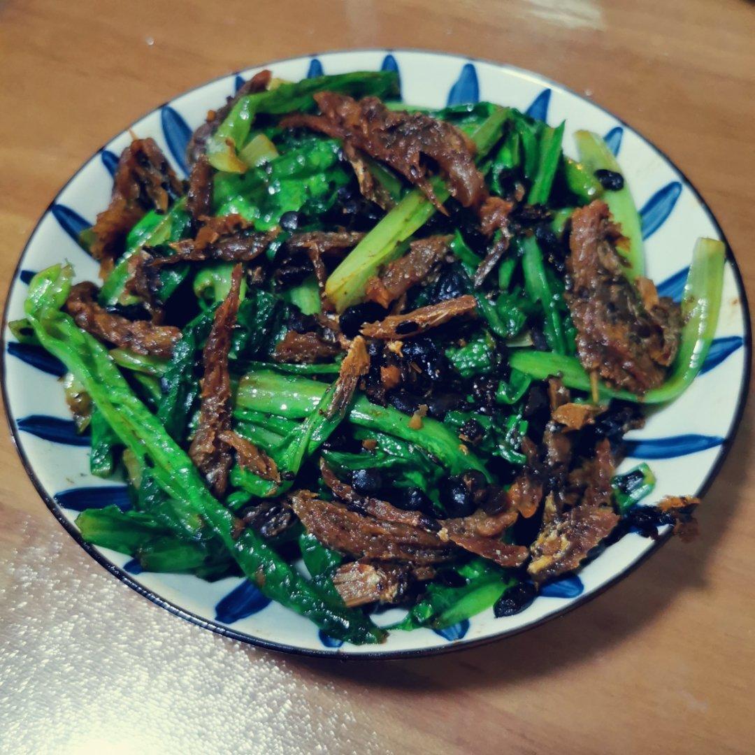 豆豉鲮鱼油麦菜