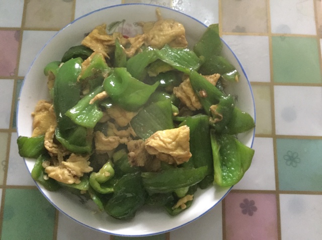 青椒炒鸡蛋