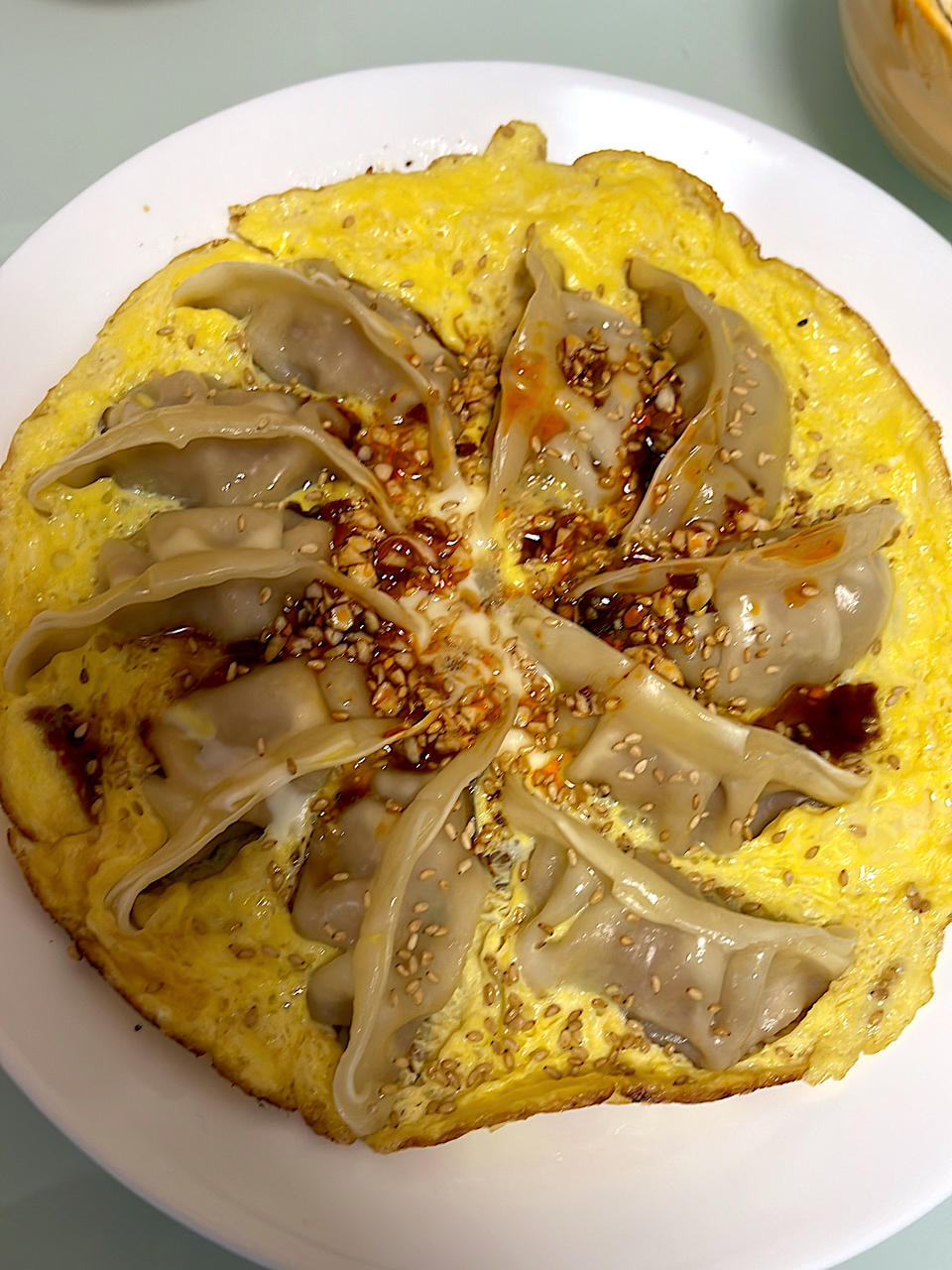 懒人快手抱蛋煎饺