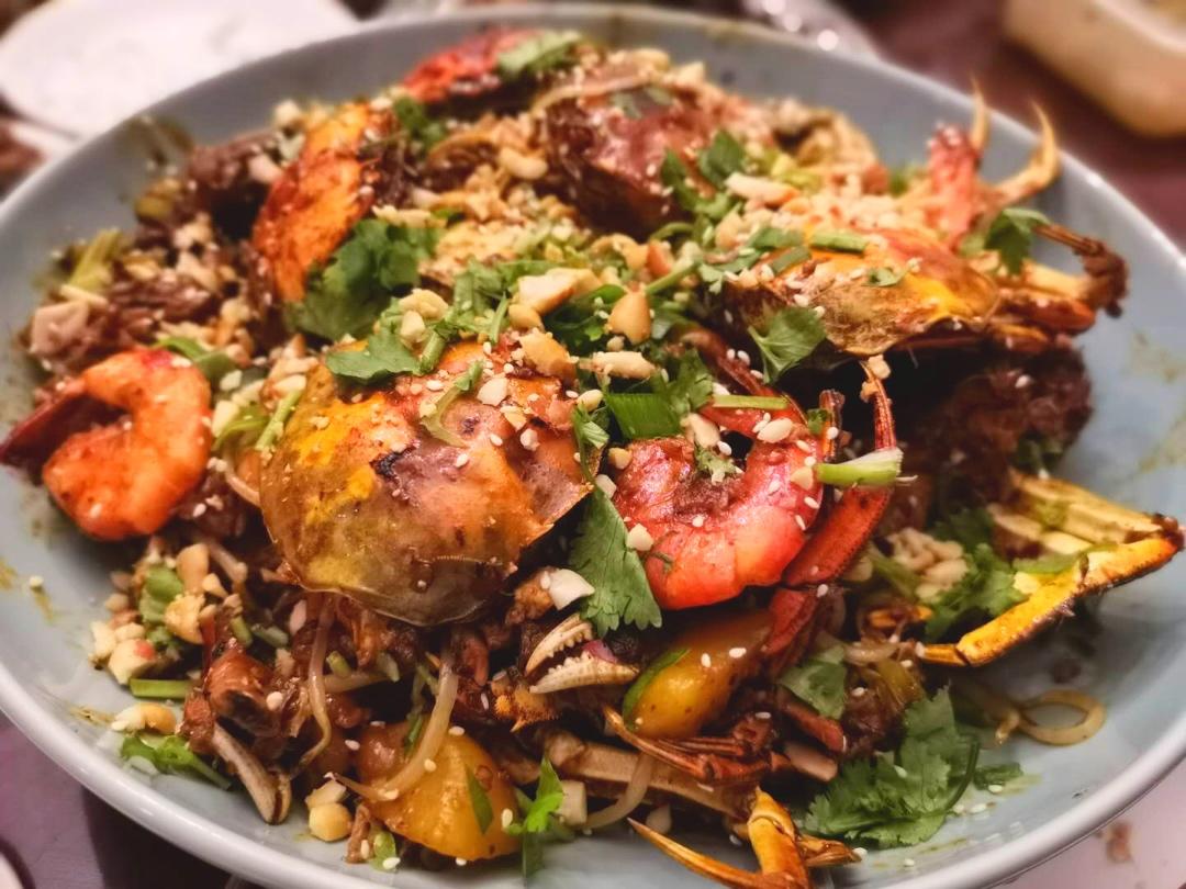 蟹肉煲