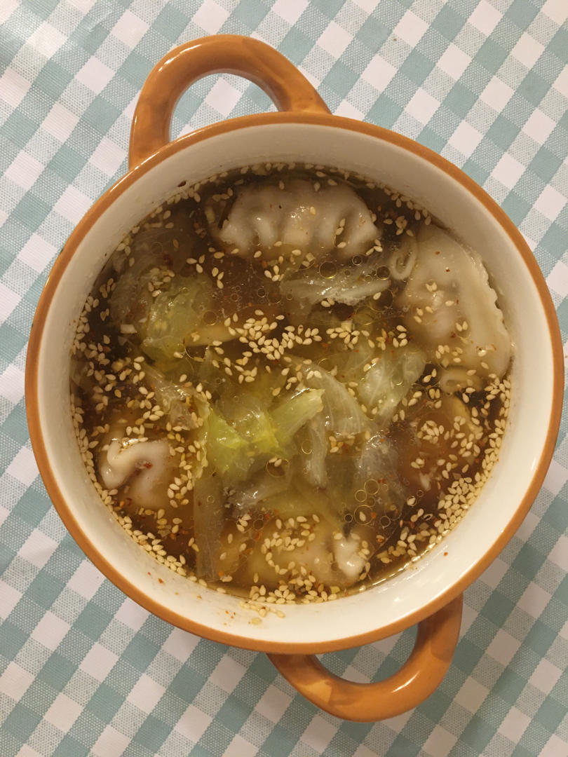 🔥五分钟搞定❗️酸辣开胃一吃就上瘾的酸汤水饺