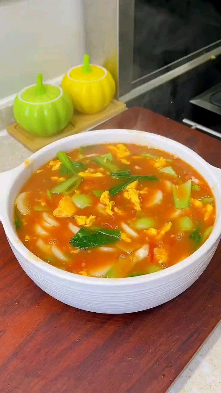番茄煮年糕