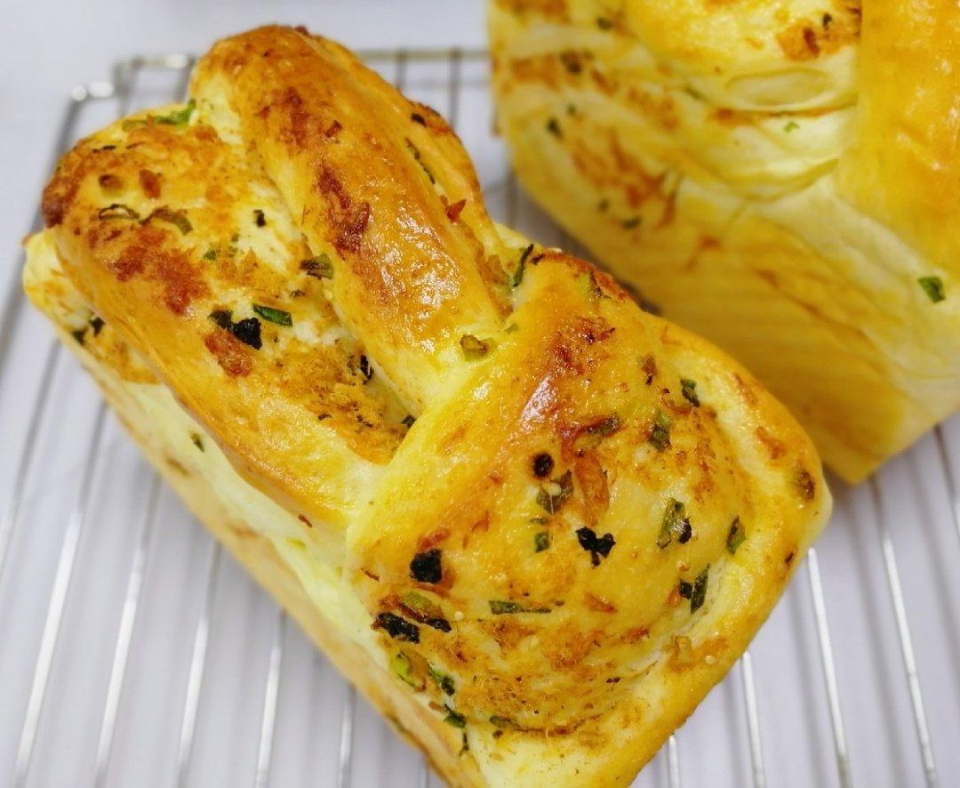 香葱肉松手撕吐司