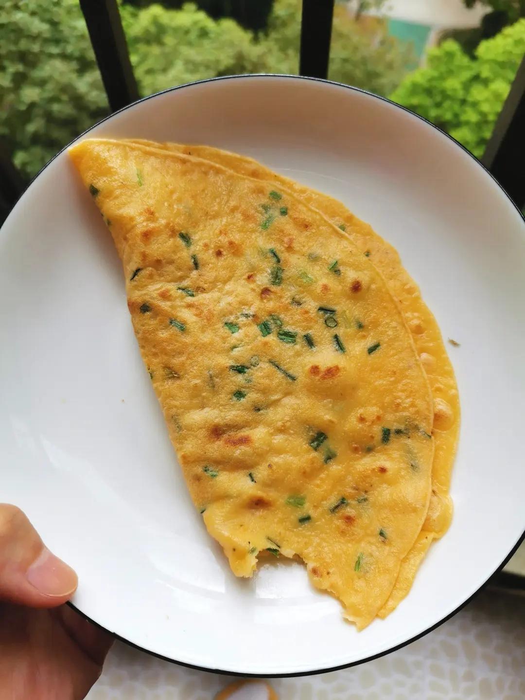 软软咸香鸡蛋饼（超详细）