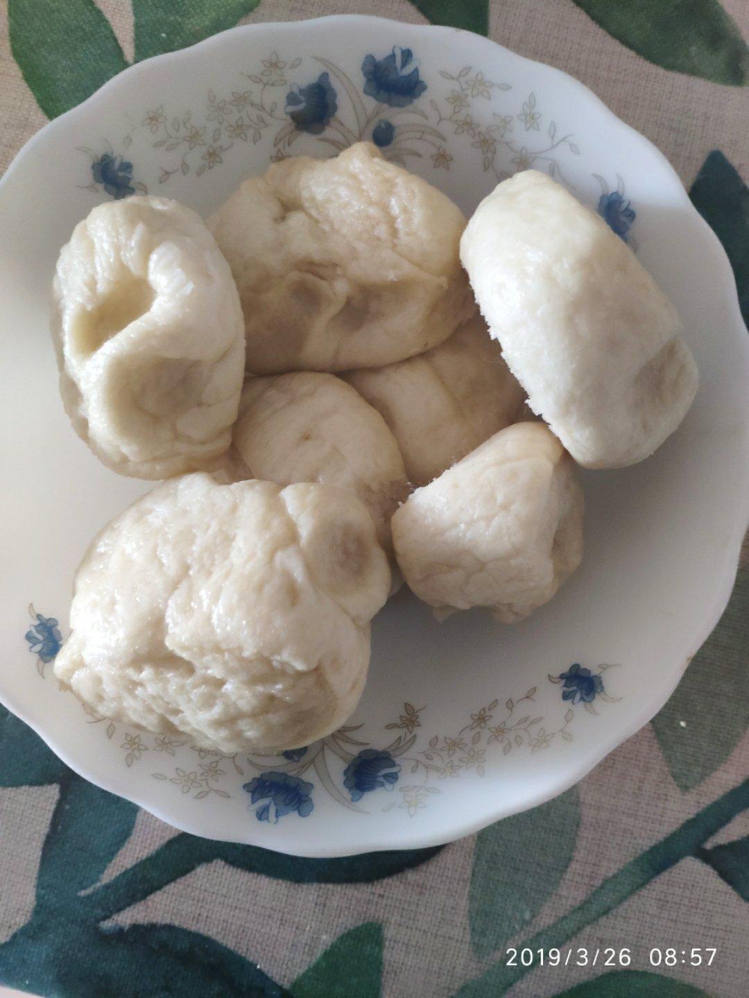 纯手工奶香馒头【无泡打粉，无添加】