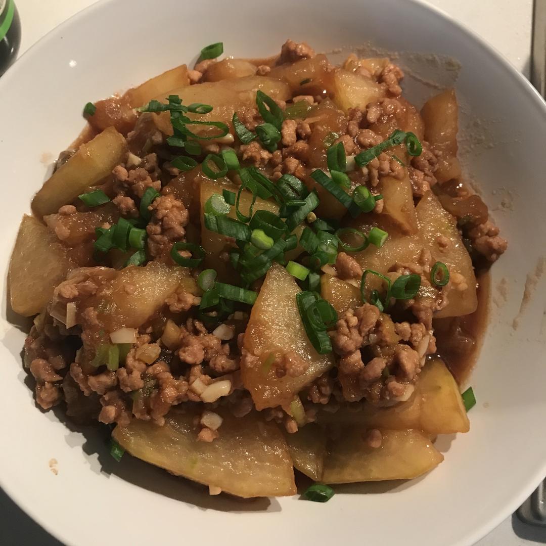 肉末炒冬瓜(超下饭)